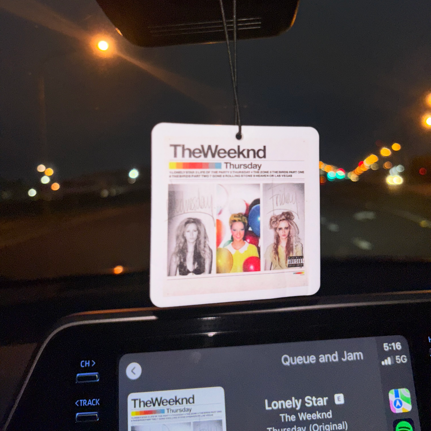 Thursday - Car Air Freshener